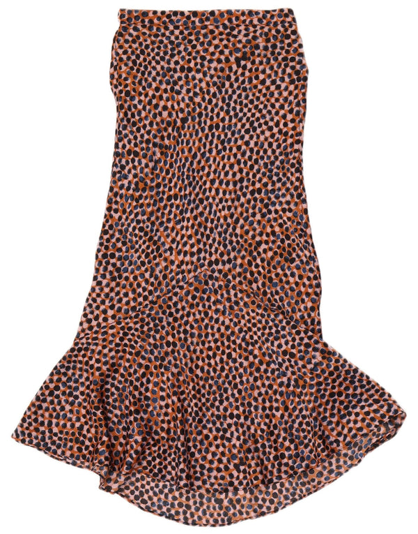 Topshop Womens Mermaid Skirt UK 6 XS W26 Multicoloured Animal Print