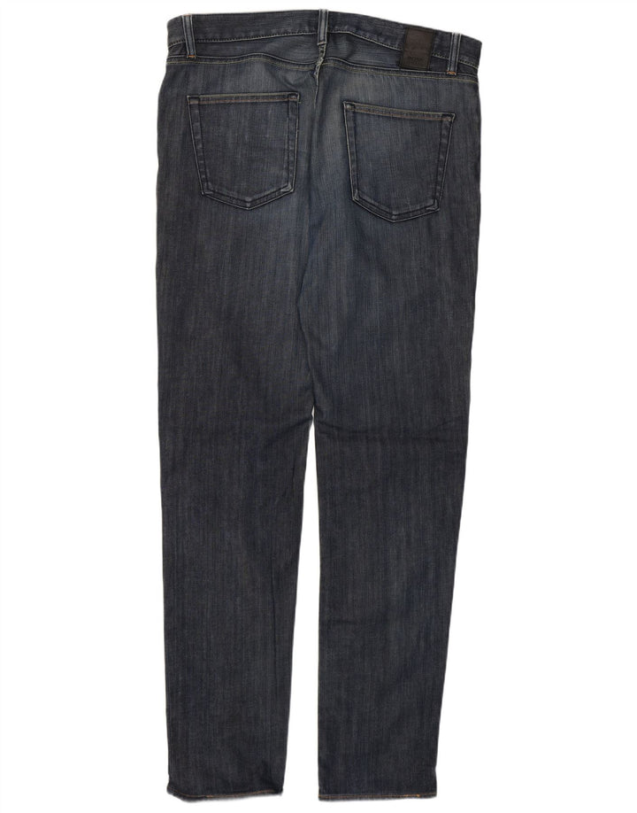 Hugo Boss Mens Slim Jeans W35 L34 Blue Cotton