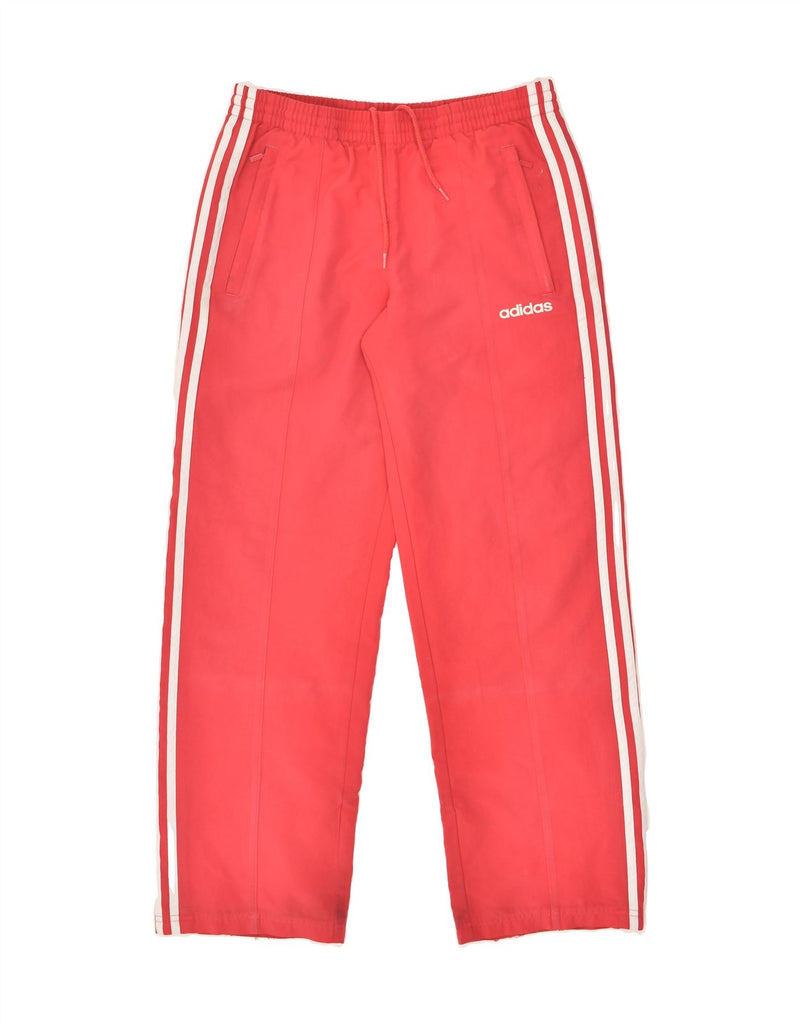 ADIDAS Girls Tracksuit Trousers 13-14 Years Red Polyester | Vintage Adidas | Thrift | Second-Hand Adidas | Used Clothing | Messina Hembry 