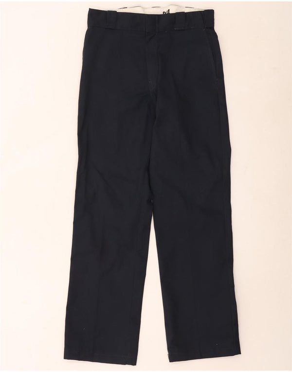 Dickies Mens Straight Chino Trousers W31 L32 Navy Blue Polyester