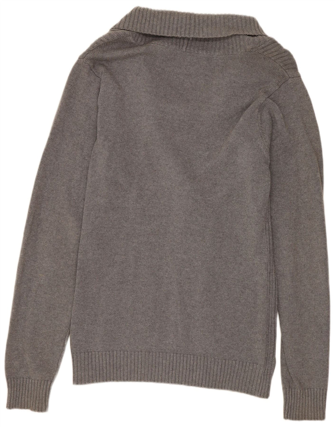 JACK & JONES Mens Cardigan Sweater Small Grey