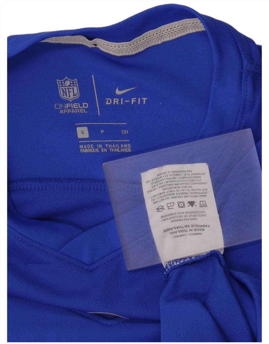 Nike Womens Los Angeles Rams Graphic Top Long Sleeve UK 10 Small Blue