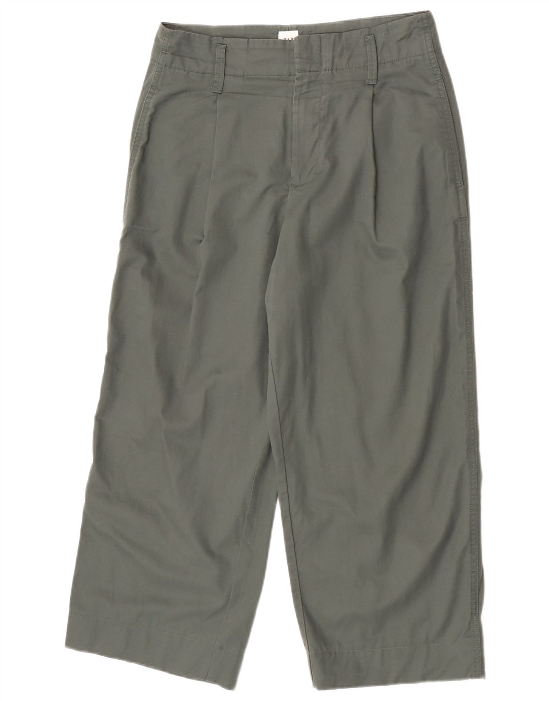 Gap Womens Pegged Cropped Trousers W27 L24 Green Cotton