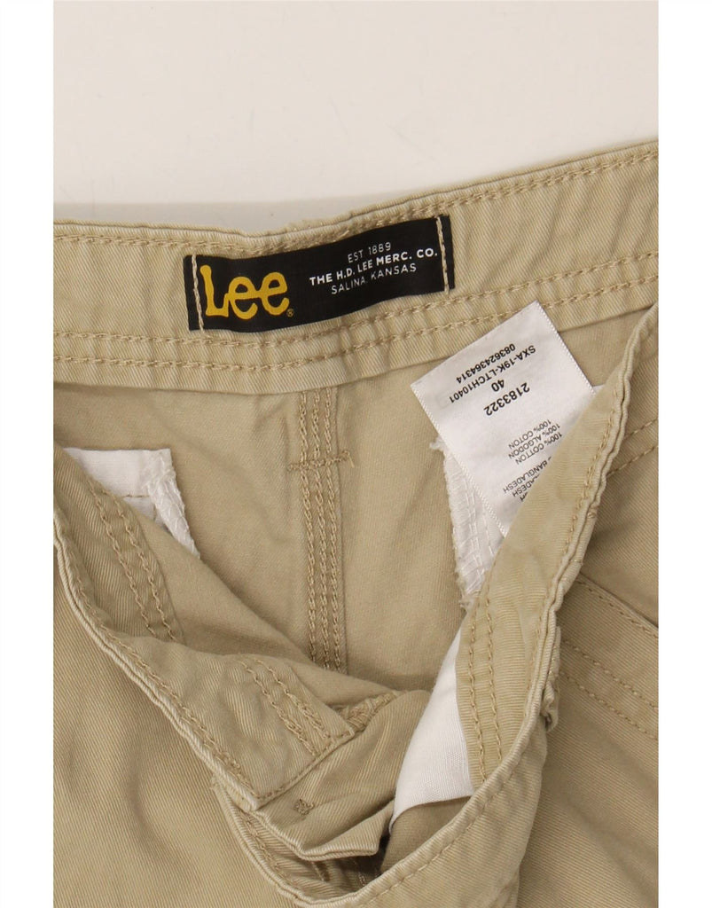 LEE Mens Cargo Shorts W40 XL Beige Cotton Vintage Lee and Second-Hand Lee from Messina Hembry 