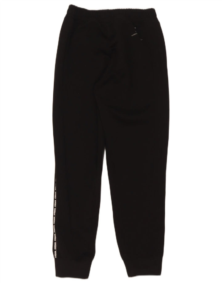 Jordan Boys Graphic Tracksuit Trousers Joggers 10-11 Years Medium Black
