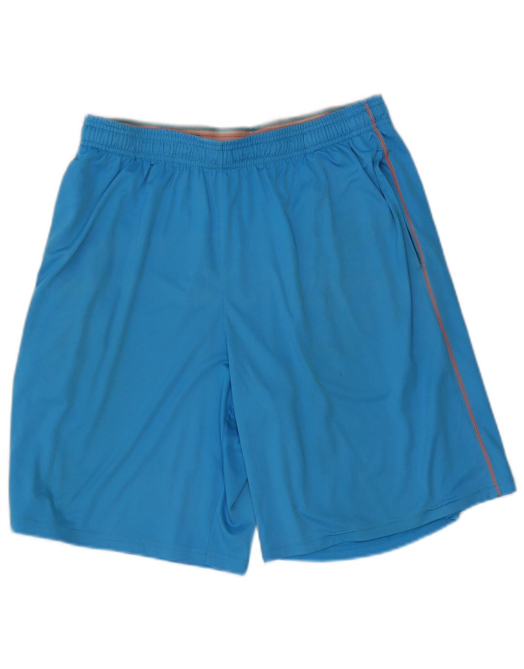 Under Armour Mens Loose Fit Sport Shorts Large  Blue Polyester