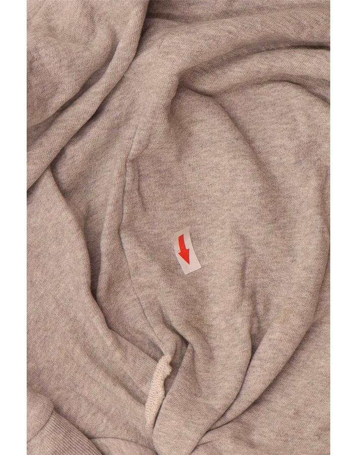 All Saints Womens Oversized Sweatshirt Jumper UK 10 Small Grey Cotton