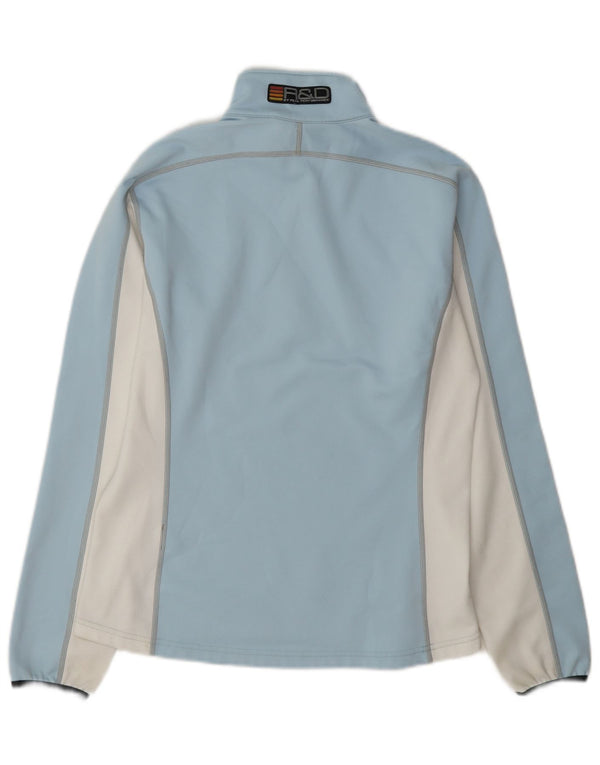 Peak Performance Womens Sweatshirt Jumper UK 12 Medium Blue Colourblock