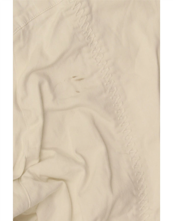 Marlboro Classics Womens Straight Casual Trousers W30 L30 White