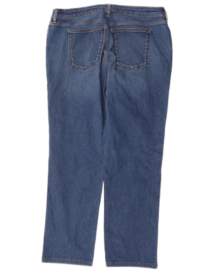Trussardi Womens Straight Jeans W35 L26 Blue Cotton