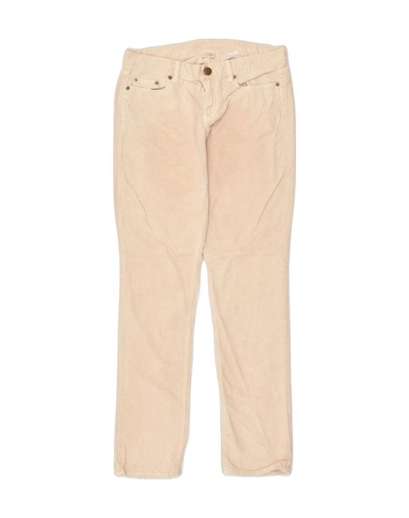 J. CREW Womens City Fit Slim Corduroy Trousers W27 L31 Beige Cotton | Vintage J. Crew | Thrift | Second-Hand J. Crew | Used Clothing | Messina Hembry 