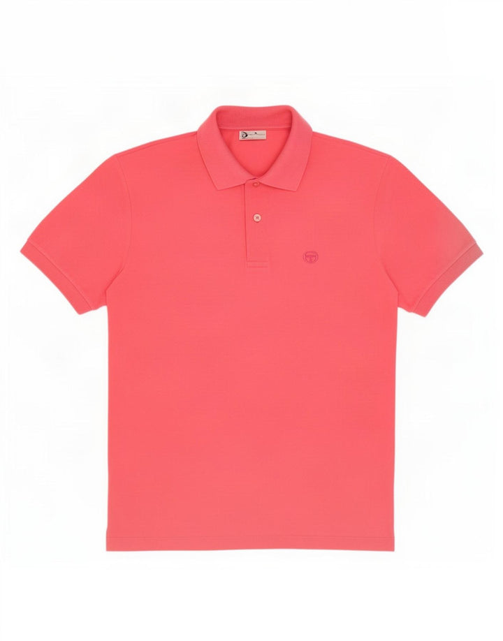 Sergio Tacchini Mens Polo Shirt Large Pink
