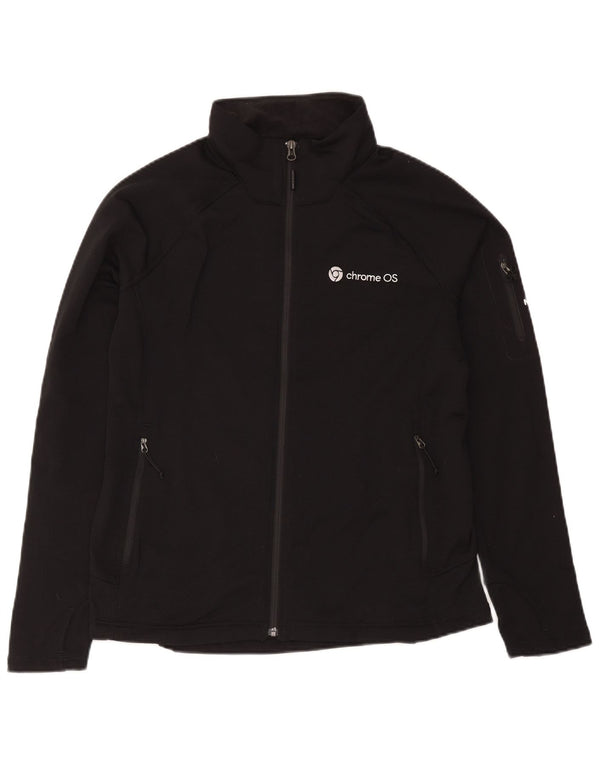 The North Face Womens Graphic Tracksuit Top Jacket UK 14 Large Black Sports