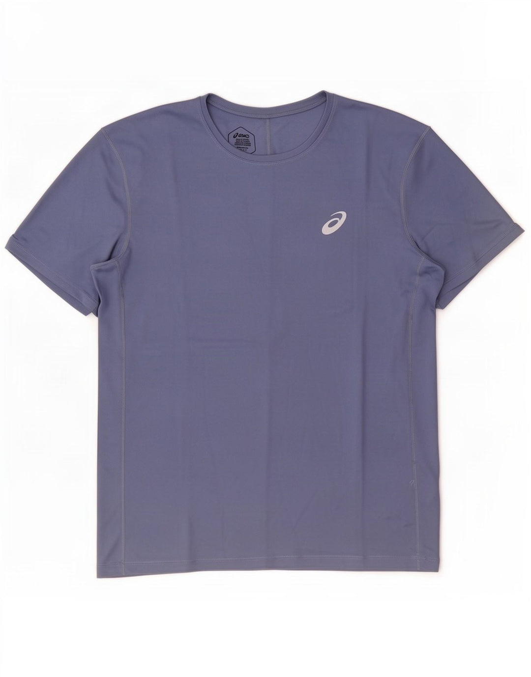 Asics Mens T-Shirt Top Large Navy Blue Polyester