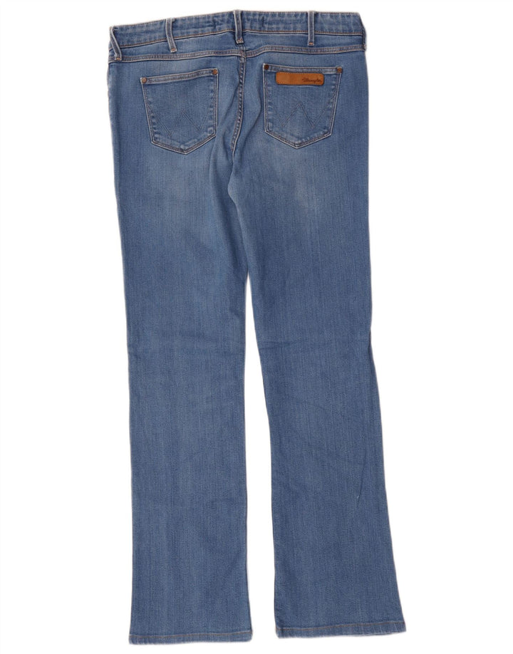 Wrangler Womens Catrin Bootcut Jeans W31 L30 Blue Cotton