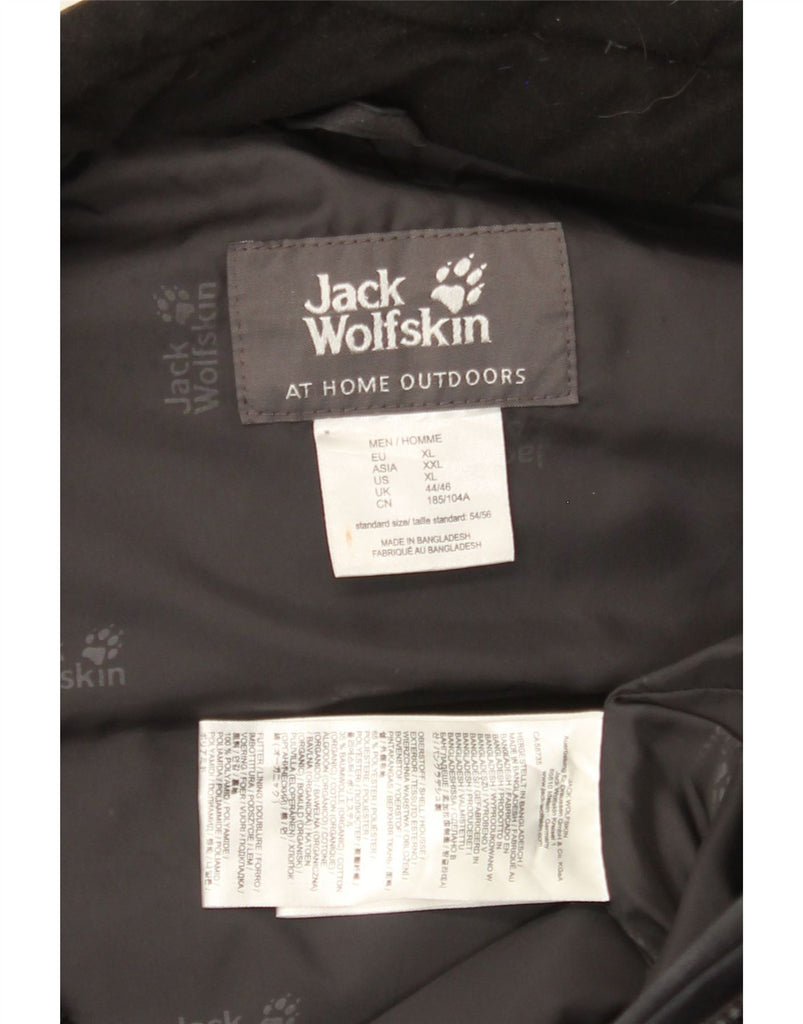 JACK WOLFSKIN Mens Padded Gilet UK 44/46 XL Navy Blue Polyester Vintage Jack Wolfskin and Second-Hand Jack Wolfskin from Messina Hembry 