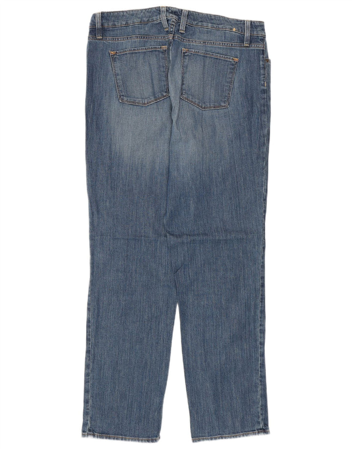 L.L.BEAN Womens Favorite Fit Straight Jeans US 14 XL W36 L30 Blue