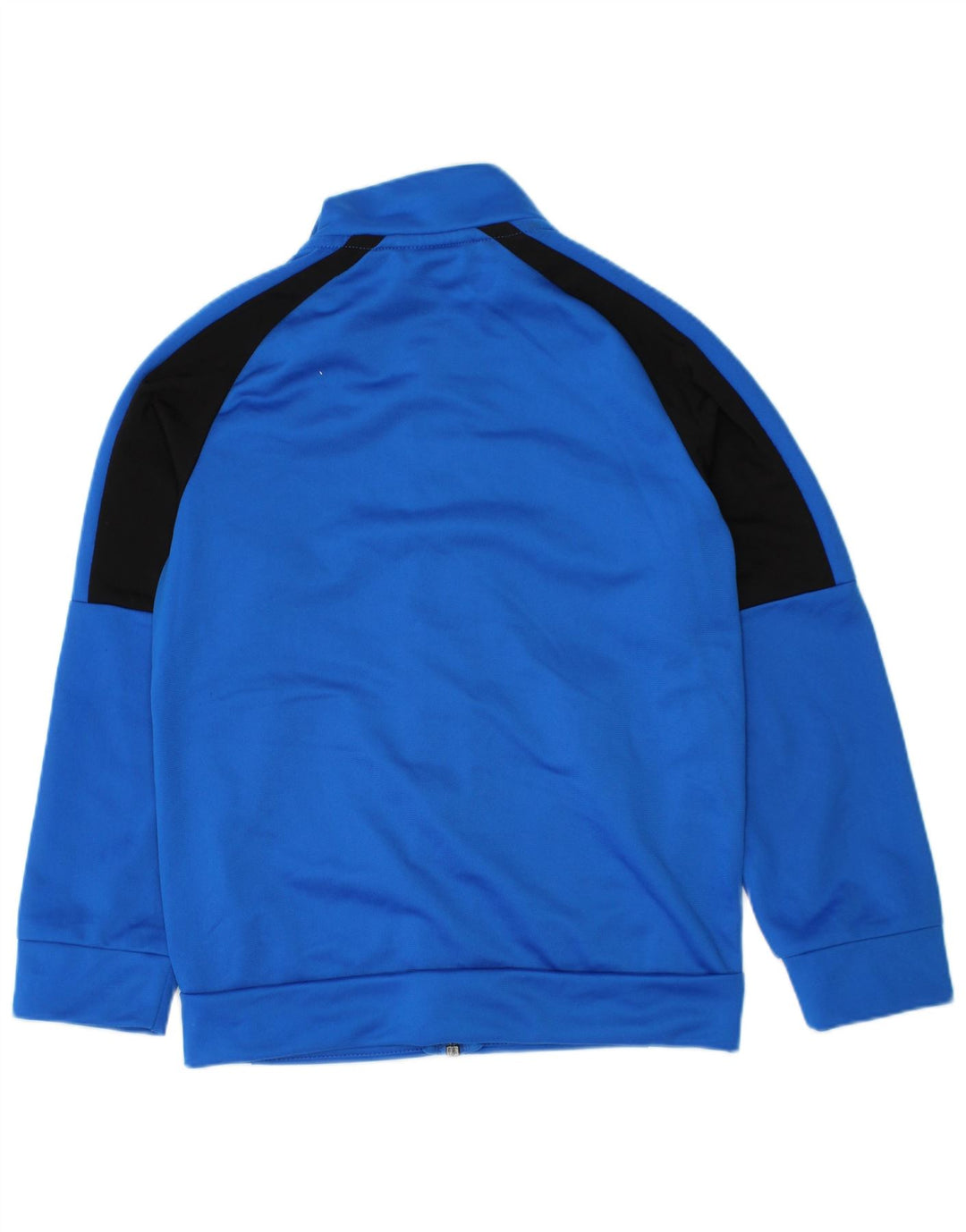 Puma Boys Graphic Tracksuit Top Jacket 5-6 Years Blue Colourblock