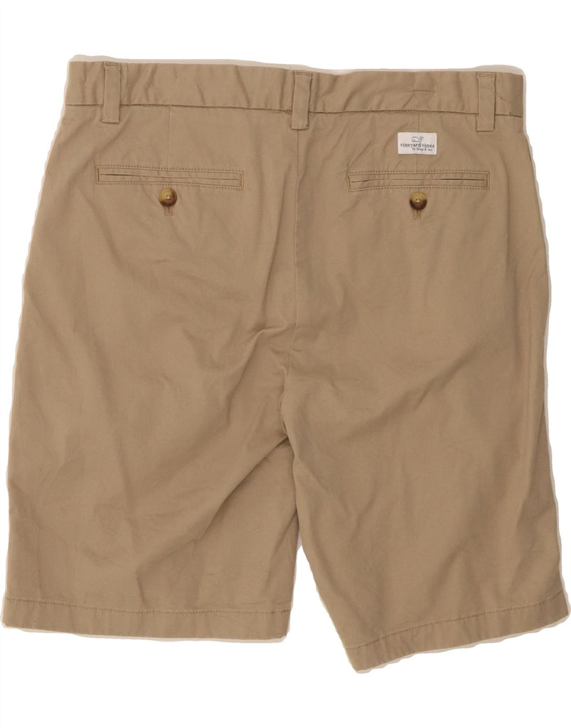 VINEYARD VINES Mens Chino Shorts W32 Medium  Brown Cotton Vintage Vineyard Vines and Second-Hand Vineyard Vines from Messina Hembry 