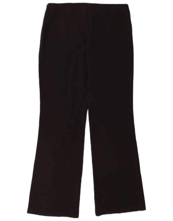 Marks & Spencer Womens Bootcut Suit Trousers UK 12 Medium W32 L30 Black