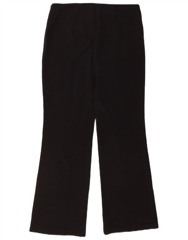 Marks & Spencer Womens Bootcut Suit Trousers UK 12 Medium W32 L30 Black