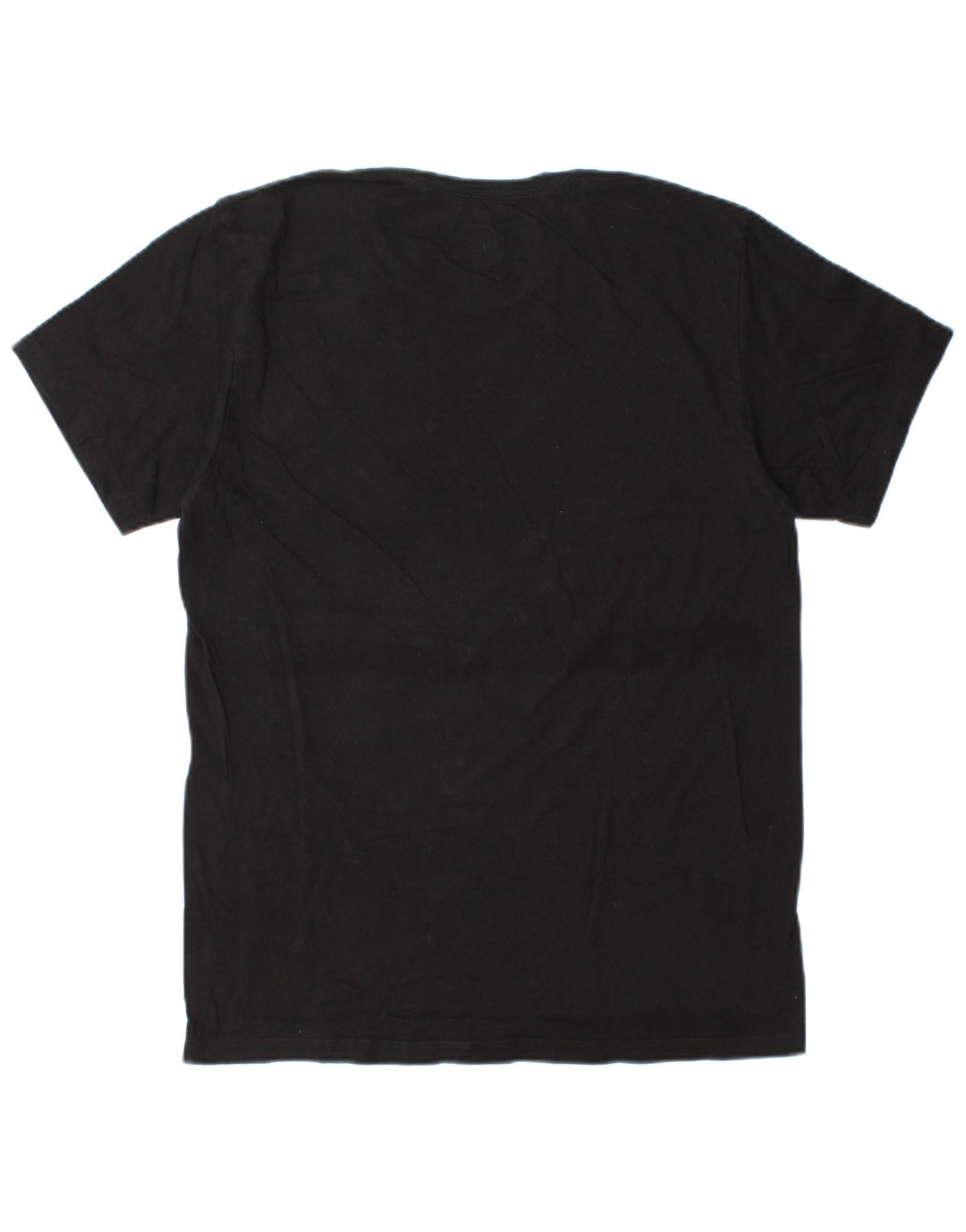 CALVIN KLEIN Mens T-Shirt Top Medium Black Cotton