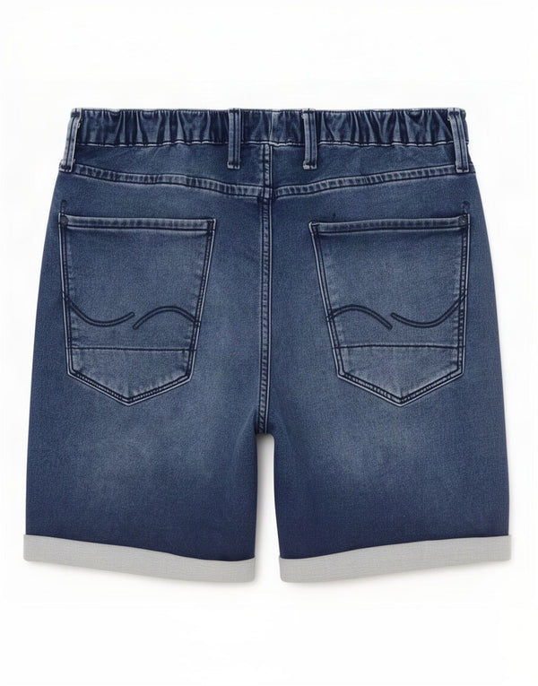 Jack & Jones Mens Denim Shorts Medium W32 Blue Cotton