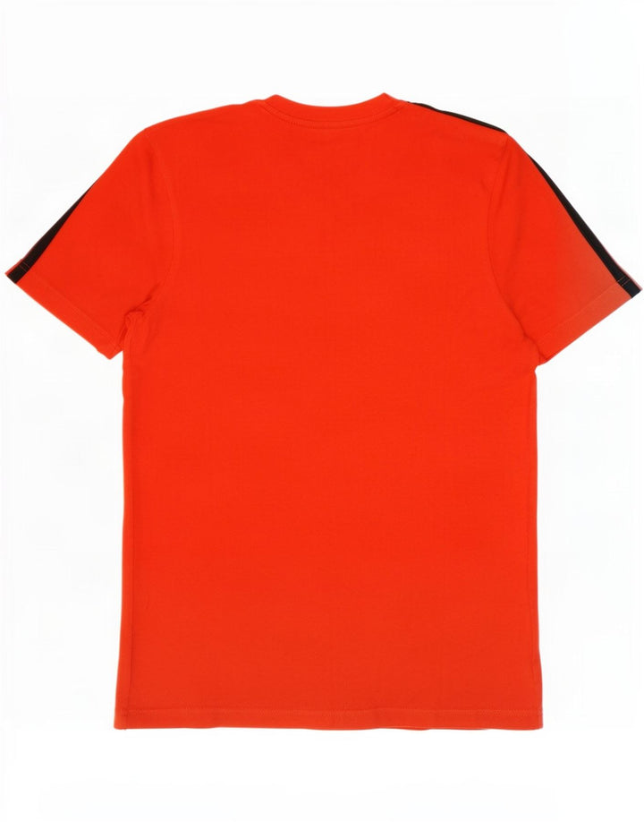 Adidas Mens T-Shirt Top Small Red Cotton