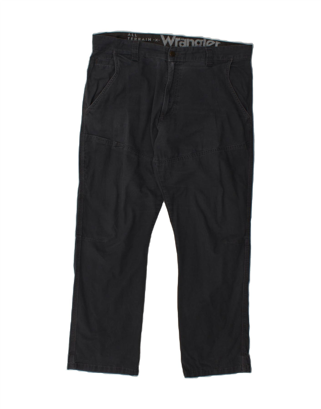 WRANGLER Womens Straight Casual Trousers W36 L30 Grey Cotton Vintage Wrangler and Second-Hand Wrangler from Messina Hembry 