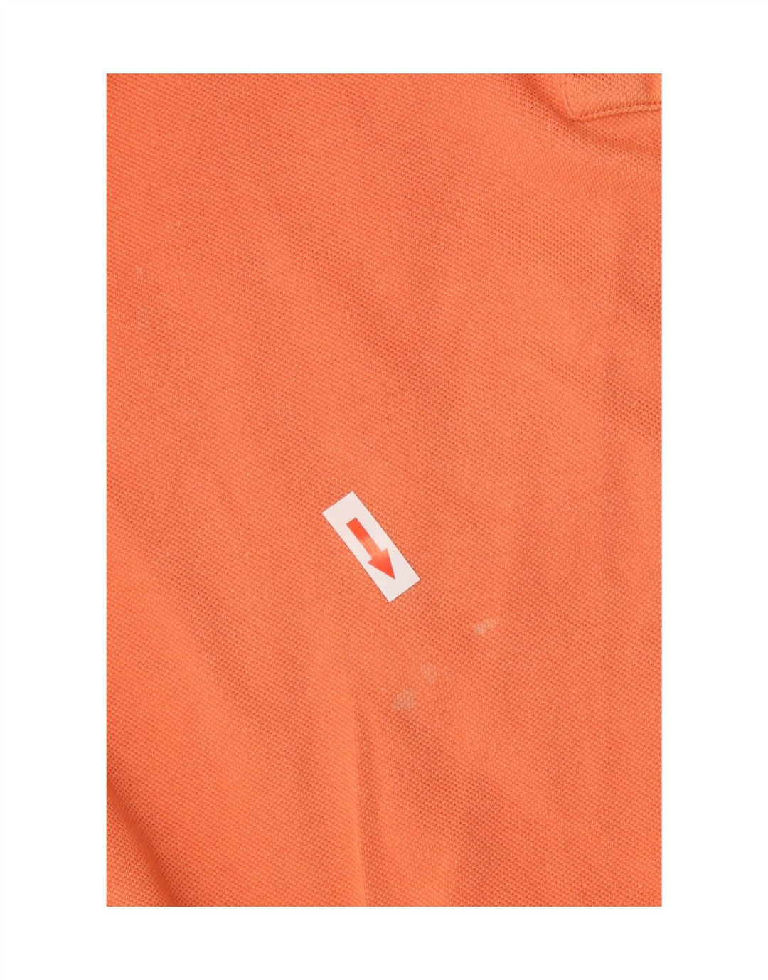 Polo Ralph Lauren Mens Polo Shirt Medium Orange Cotton