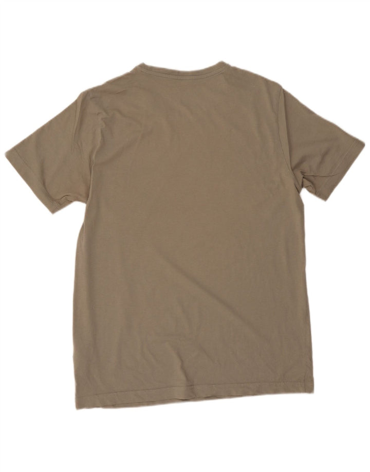 Puma Mens Graphic T-Shirt Top Medium Beige Cotton