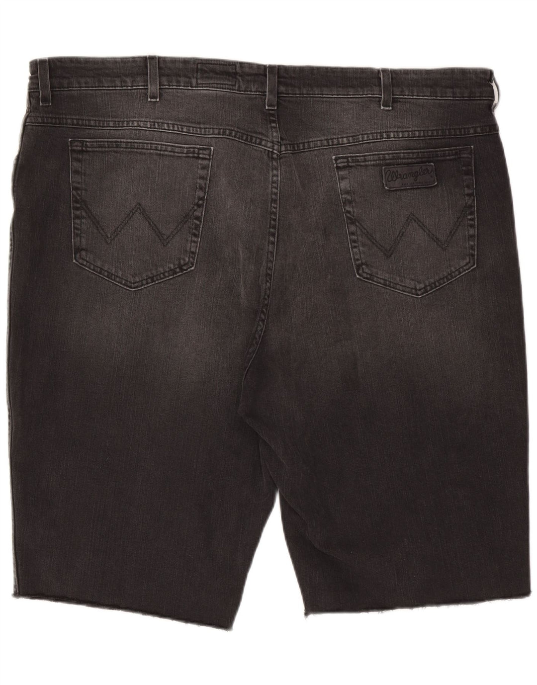 Wrangler Mens Denim Shorts W48 4XL Black Cotton