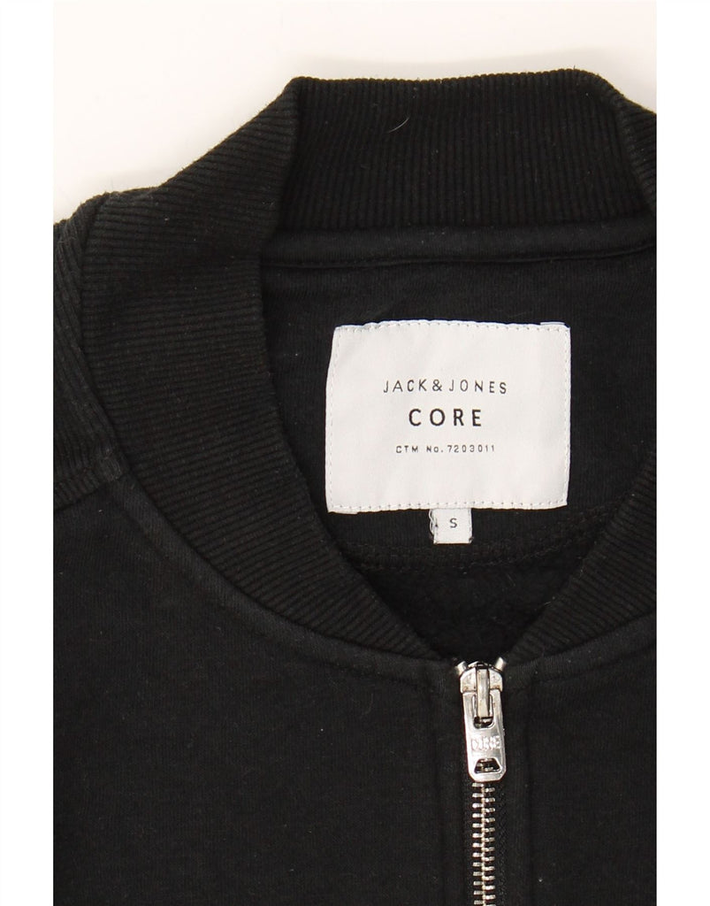 JACK & JONES Mens Tracksuit Top Jacket Small Black Vintage Jack & Jones and Second-Hand Jack & Jones from Messina Hembry 