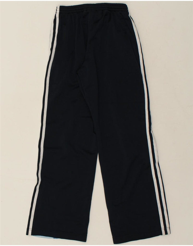 ADIDAS Boys Tracksuit Trousers 11-12 Years Navy Blue Colourblock Polyester Vintage Adidas and Second-Hand Adidas from Messina Hembry 