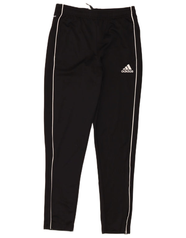 Adidas Boys Aeroready Tracksuit Trousers 13-14 Years Black Polyester