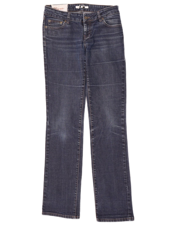Zara Womens Straight Jeans EU 38 Small W28 L34 Blue Cotton