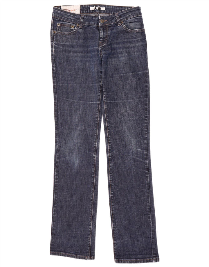 Zara Womens Straight Jeans EU 38 Small W28 L34 Blue Cotton