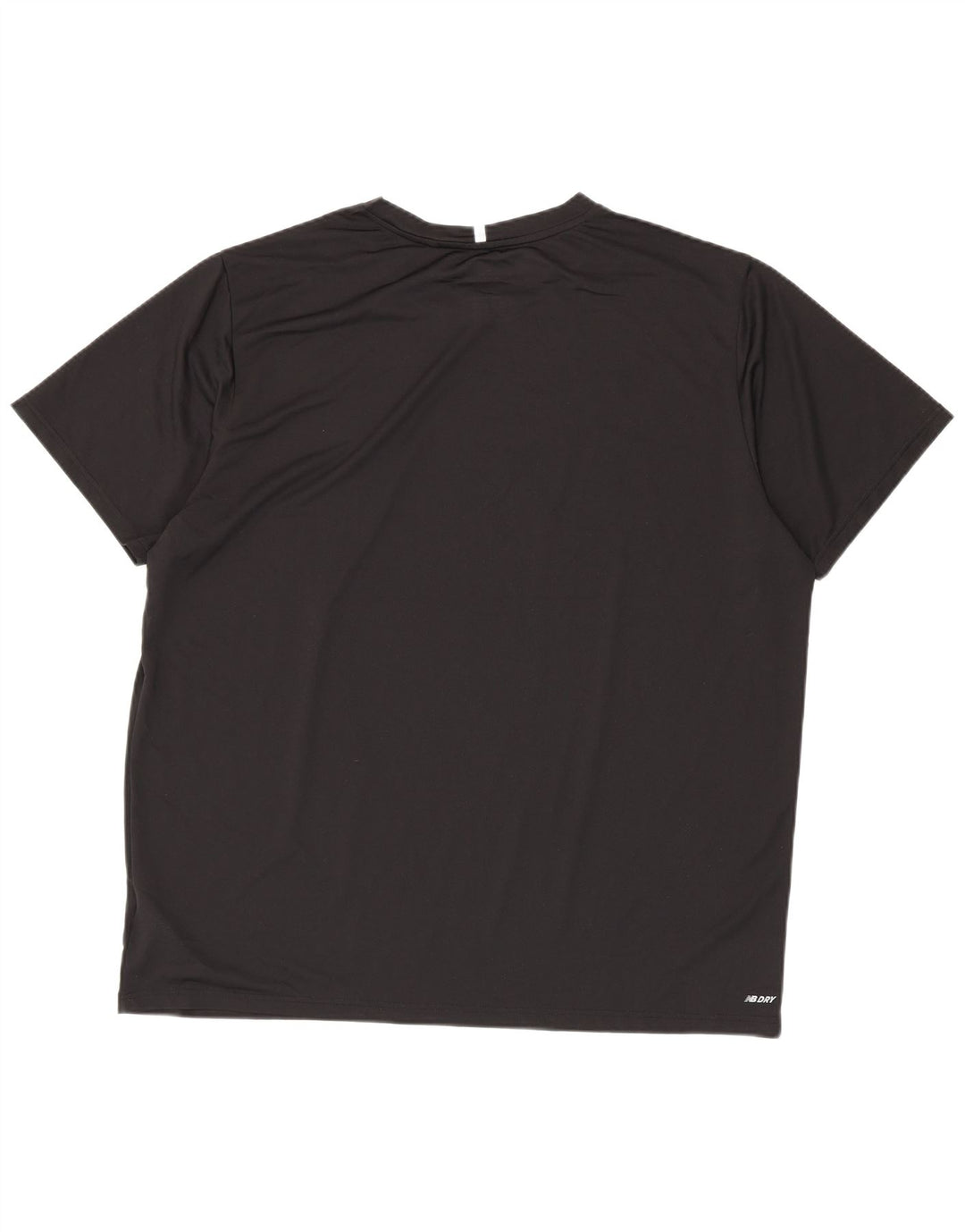 New Balance Mens T-Shirt Top 2XL Black Polyester
