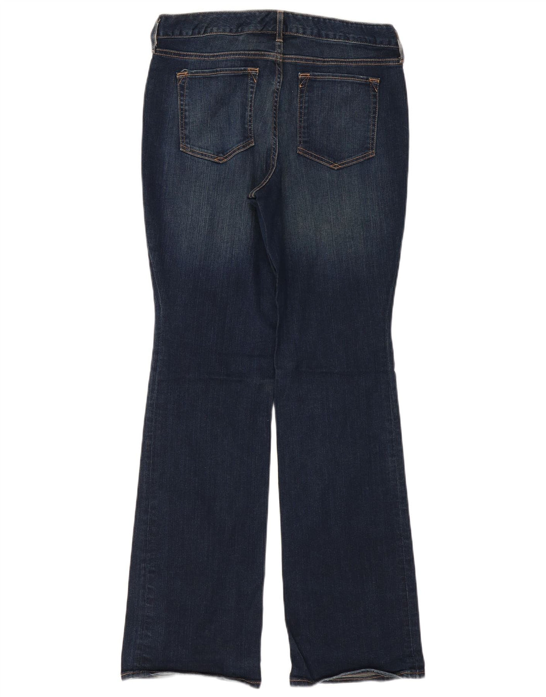 EDDIE BAUER Womens Curvy Bootcut Jeans US 8 Medium W34 L32 Navy Blue