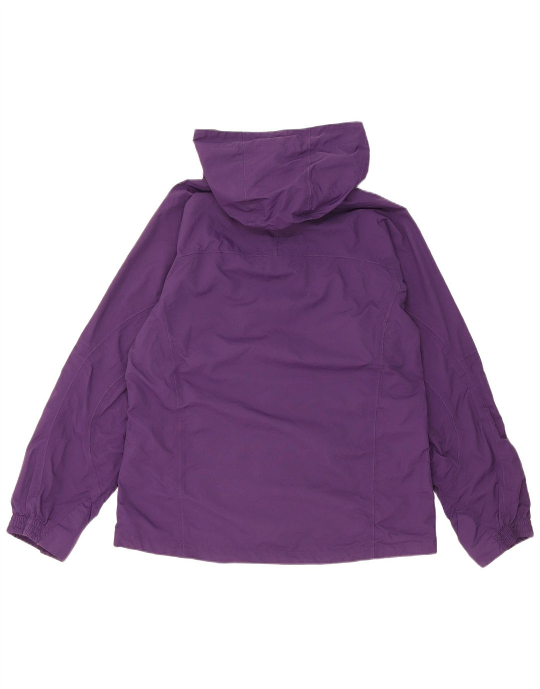 Mountain Warehouse Womens Hooded Rain Jacket UK 14 Large Purple Nylon