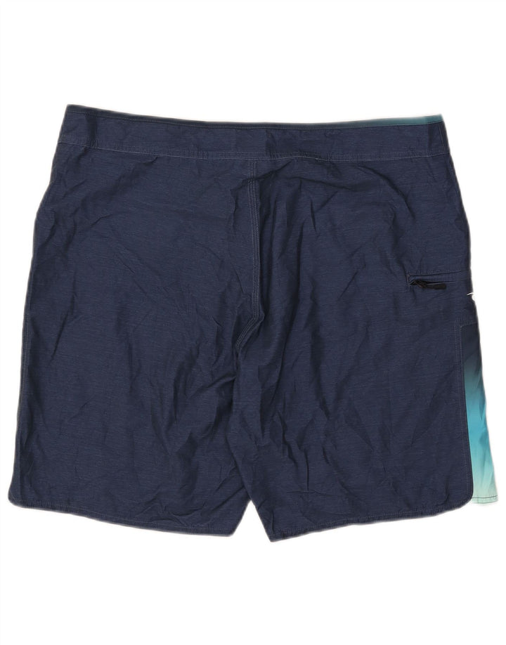 Rip Curl Mens Swimming Shorts Large  Navy Blue Colourblock Polyester