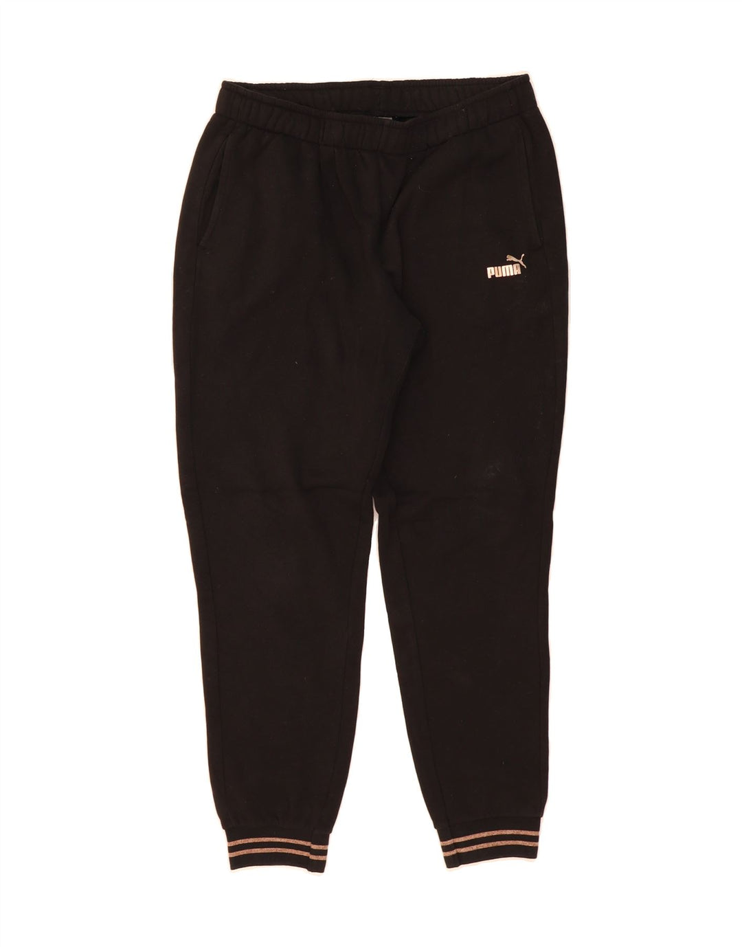 PUMA Mens Tracksuit Trousers Joggers Medium  Black Cotton Vintage Puma and Second-Hand Puma from Messina Hembry 