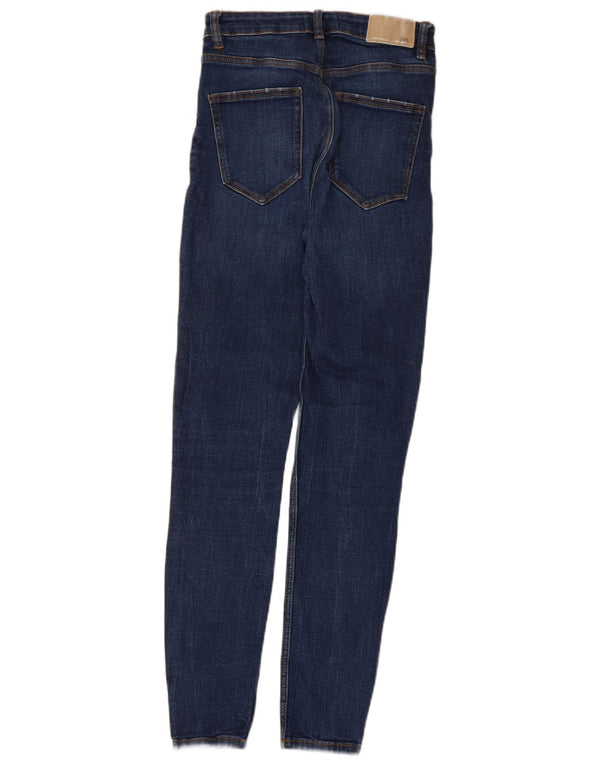 Zara Womens Skinny Jeans EU 36 XS W26 L27 Navy Blue