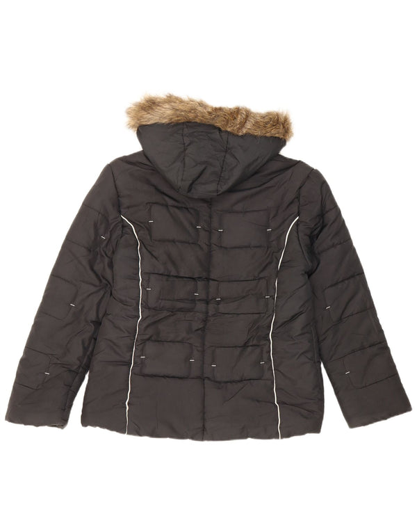 Columbia Womens Vertex Hooded Padded Jacket UK 4 XS Black