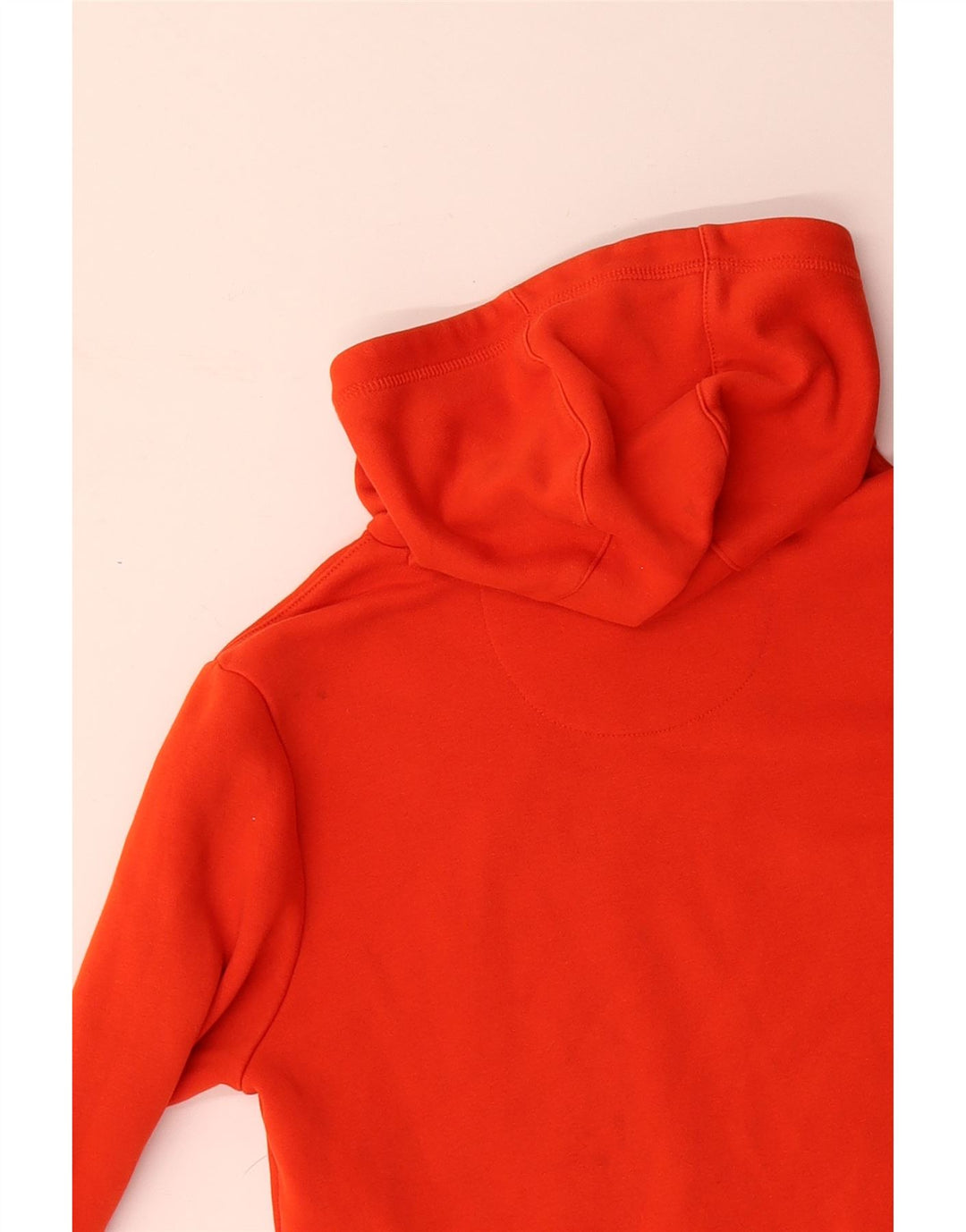 ADIDAS Boys Graphic Hoodie Jumper 13-14 Years Orange Polyester