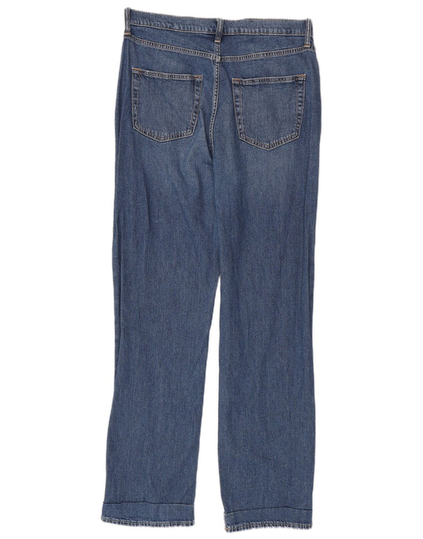 Gap Womens High Rise Loose Jeans UK 10 Small W30 L31 Blue