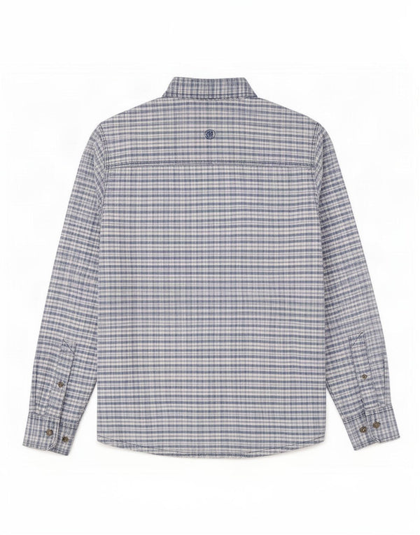 Fat Face Mens Regular Fit Shirt Small Blue Check Cotton