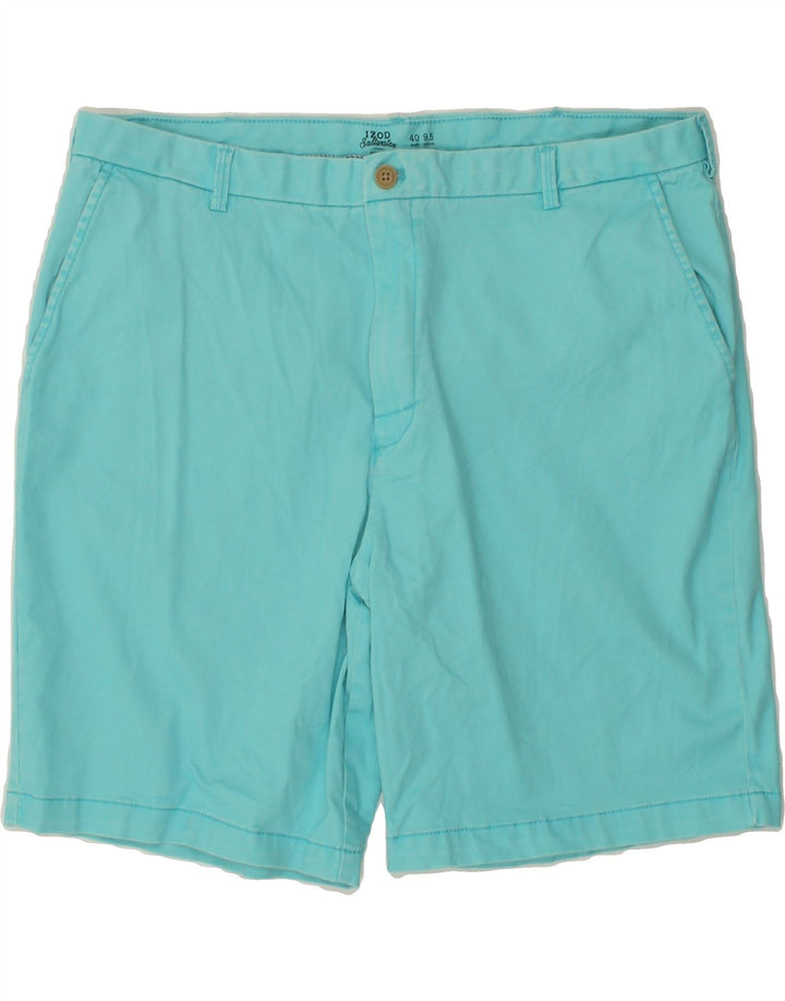 IZOD Mens Chino Shorts W40 XL Blue Vintage Izod and Second-Hand Izod from Messina Hembry 