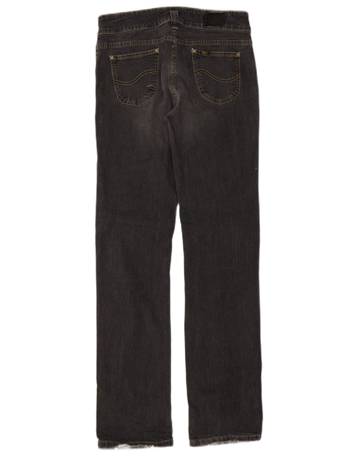 LEE Womens Straight Jeans W28 L32 Grey