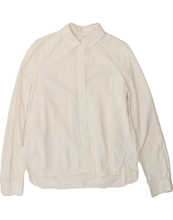 COS Womens Shirt US 4 Small White Cotton
